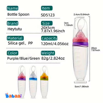 Silicone Baby Spoon Feeder -120ml